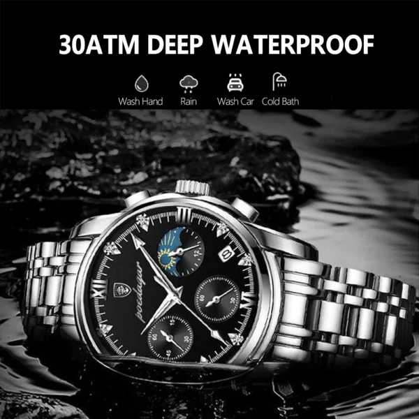 Fashion Date Quartz Men Watches Top Brand Luxury Male Clock Sport Mens Wristwatch Fashion Waterproof LuminouWristwatch - Image 4