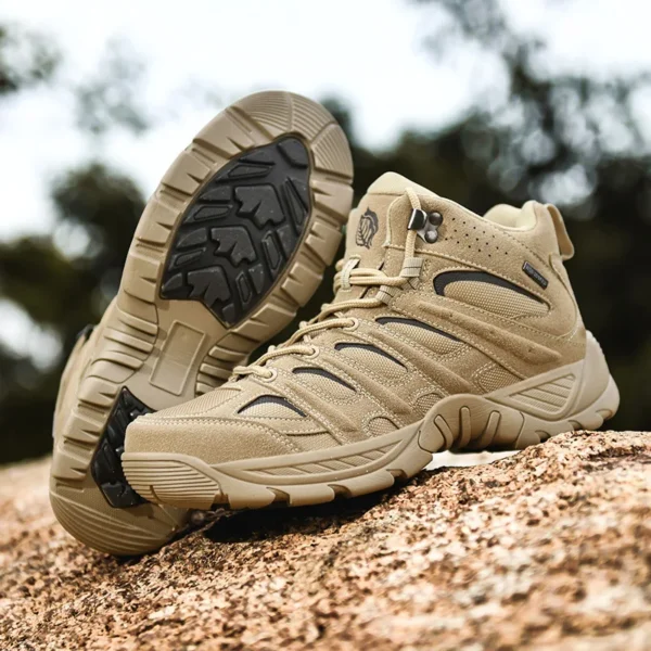 2024 Men Sneakers Tactical Breathable Combat Boots Outdoor Casual Boots Autumn New Shoes Light Non-slip Men Desert Ankle Boots - Image 5