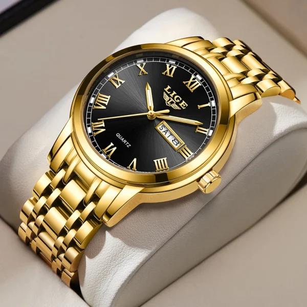 LIGE Fashion Waterproof Watch Women Creative Women's Bracelet Watches Top Brand Luxury Sport Quartz Chronograph Relógio Feminino - Image 6