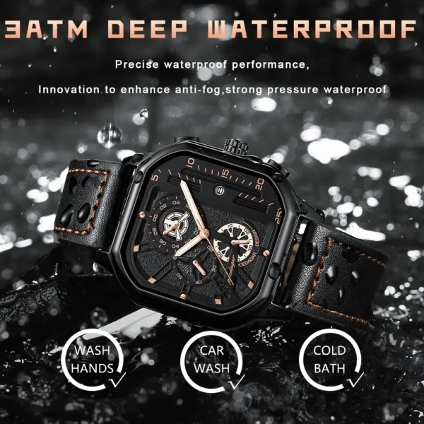 Fashion Quartz Men Watches Top Brand Waterproof Luminous Chronograph Sports Watch Relogio Masculino reloj High Quality - Image 3