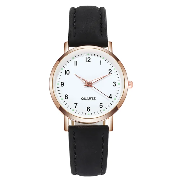 Reloj Mujer Fashion Watch For Women Leather Belt Watches Ladies Luxury Analog Quartz Luminous Wristwatch Clock Relogio Feminino - Image 3