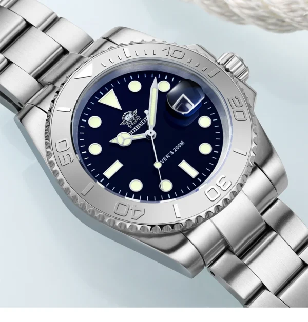 Luxurious Men's Analog Quartz Watch BGW9 Luminous 20 Bar Waterproof Men's Diving Stainless Steel Men Watches H3 - Image 9