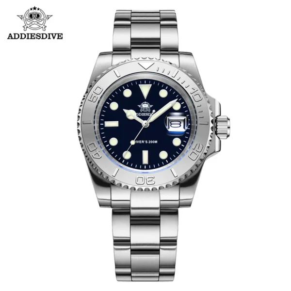Luxurious Men's Analog Quartz Watch BGW9 Luminous 20 Bar Waterproof Men's Diving Stainless Steel Men Watches H3 - Image 2