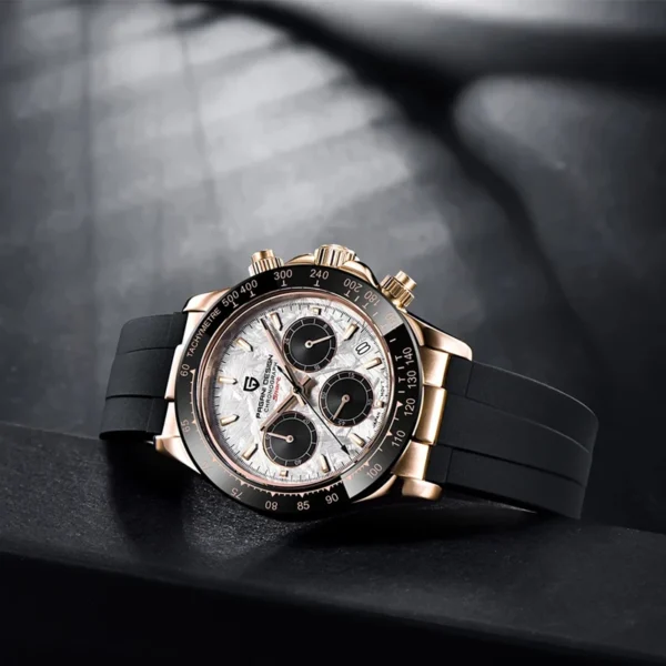 40mm New V2 PAGANI DESIGN Men's Quartz Watches Sapphire Retro Chronograph Stainless Steel Waterproof Watch Men Relogio Masculino - Image 5