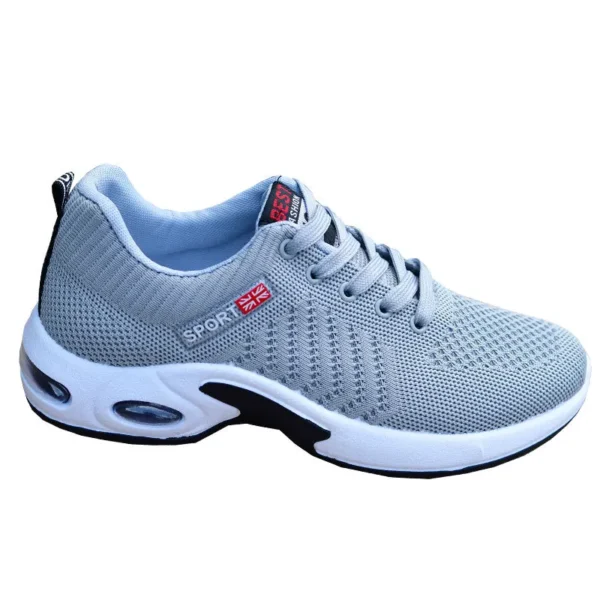 Vulcanized Shoes Male Sneakers 2023 Fashion Summer Air Mesh Breathable Wedges Sneakers For Men Plus Size - Image 2