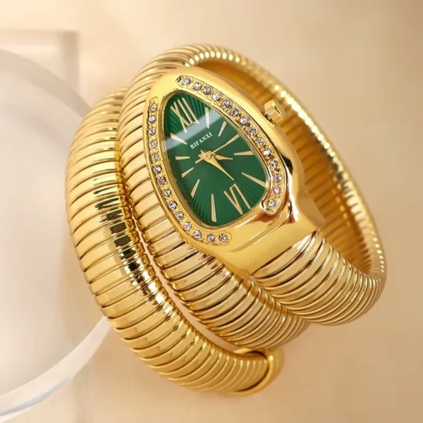 High-quality Luxury Women Quartz Watch Bracelet Stainless Steel Wristwatch Fashion Gold Ladies Watches Clock Relógio Feminino - Image 2