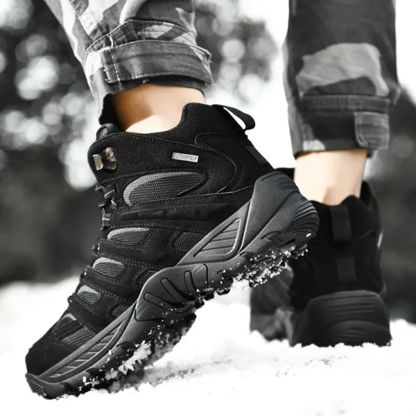 2024 Men Sneakers Tactical Breathable Combat Boots Outdoor Casual Boots Autumn New Shoes Light Non-slip Men Desert Ankle Boots - Image 4