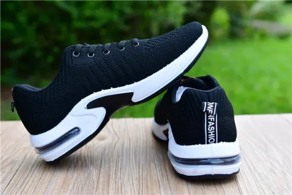 Vulcanized Shoes Male Sneakers 2023 Fashion Summer Air Mesh Breathable Wedges Sneakers For Men Plus Size - Image 7
