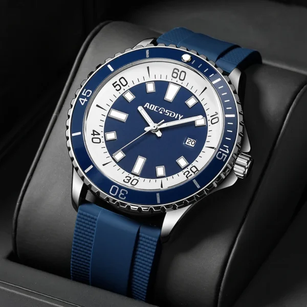 Fashion New Watches for Men Multi Functional Luminous Date Quartz Wrist Watch Man Clock Leisure Sports Waterproof Men's Watch - Image 7
