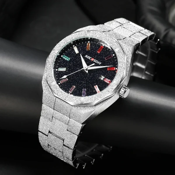 Luxury Business Men Watches Stainless Steel Quartz Wristwatches Auto Date Male Clock with Luminous Hands Relogio Masculino - Image 2