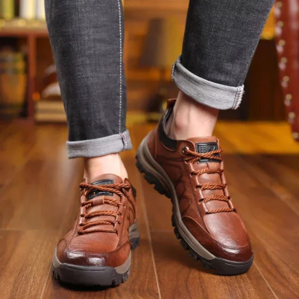 men's shoes Street Trendy Running Non-Slip Outdoor Lace up hiking shoes casual sports shoes Large size mens sneakers 2025 - Image 4