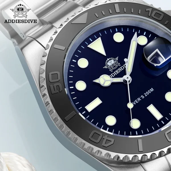 Luxurious Men's Analog Quartz Watch BGW9 Luminous 20 Bar Waterproof Men's Diving Stainless Steel Men Watches H3 - Image 4