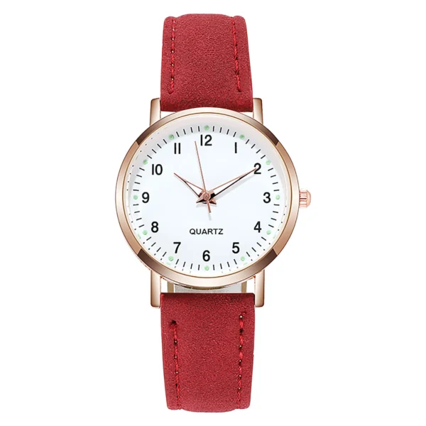 Reloj Mujer Fashion Watch For Women Leather Belt Watches Ladies Luxury Analog Quartz Luminous Wristwatch Clock Relogio Feminino - Image 4