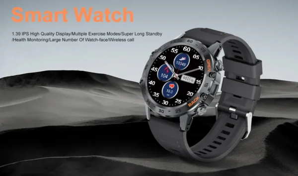 LIGE Smartwtach For Men Bluetooth Calling Waterproof Watches Health Monitoring 400mAh Outdoor Sport Smartwatch Man Reloj Hombre - Image 7