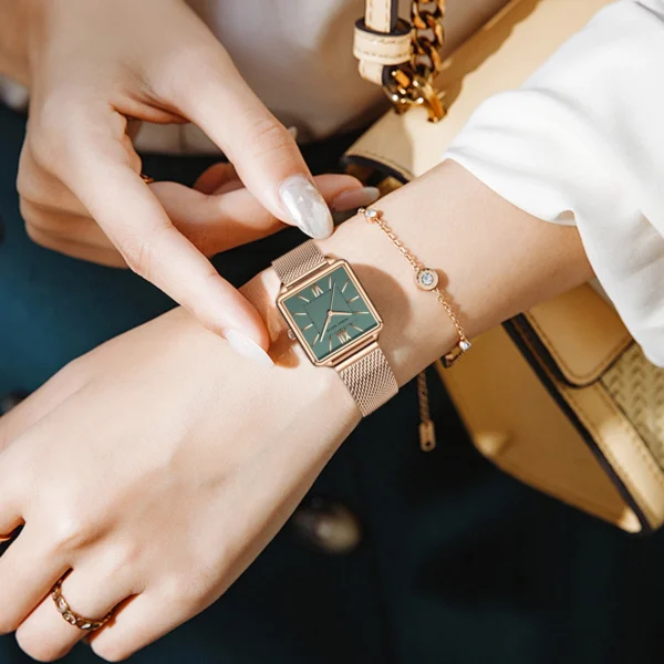 Top Brand Japanese Quartz Movement Wrist Watch 3ATM Waterproof Fashion Original Stainless Steel Mesh Women Watches Dropshipping - Image 5