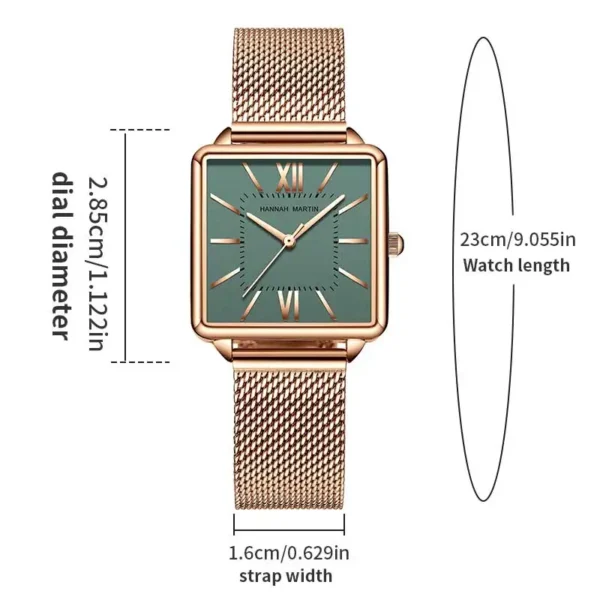 Top Brand Japanese Quartz Movement Wrist Watch 3ATM Waterproof Fashion Original Stainless Steel Mesh Women Watches Dropshipping - Image 2