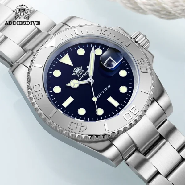 Luxurious Men's Analog Quartz Watch BGW9 Luminous 20 Bar Waterproof Men's Diving Stainless Steel Men Watches H3 - Image 5