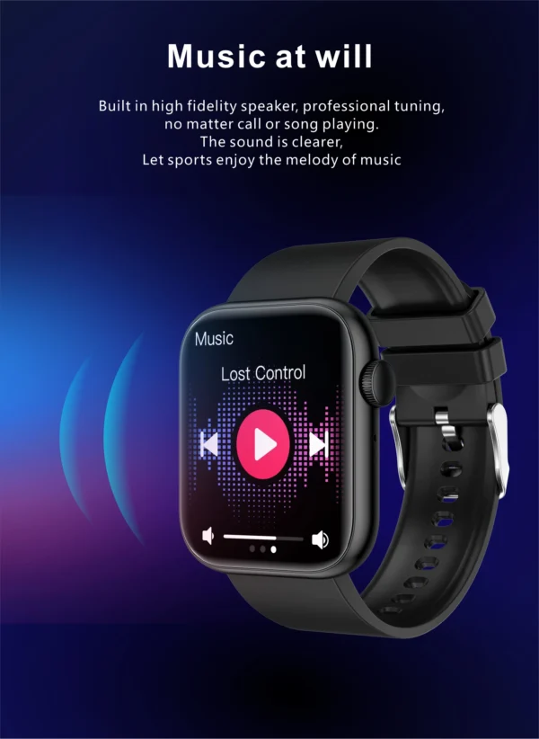 LIGE New Smart Watch 2025 Wireless Charging Smartwatch Bluetooth Calls Men Women Smartwatches Fitness Bracelet Custom Watch Face - Image 7