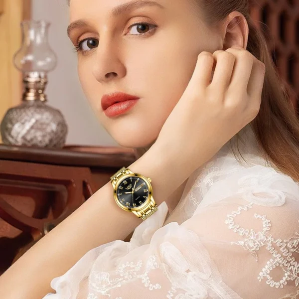 LIGE Fashion Waterproof Watch Women Creative Women's Bracelet Watches Top Brand Luxury Sport Quartz Chronograph Relógio Feminino - Image 5