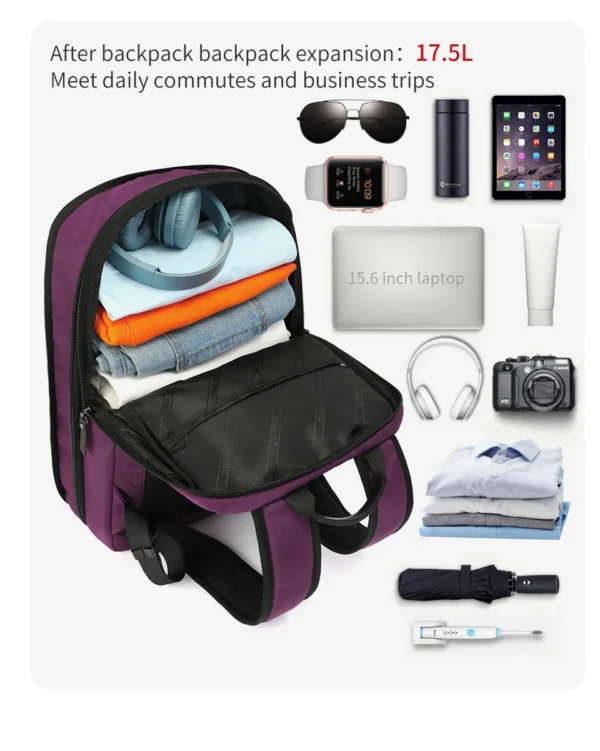Tigernu New Multifunctional Women Backpacks Light Weight Female Laptop Bags Expandable Business Trip For Women School mochilas - Image 9