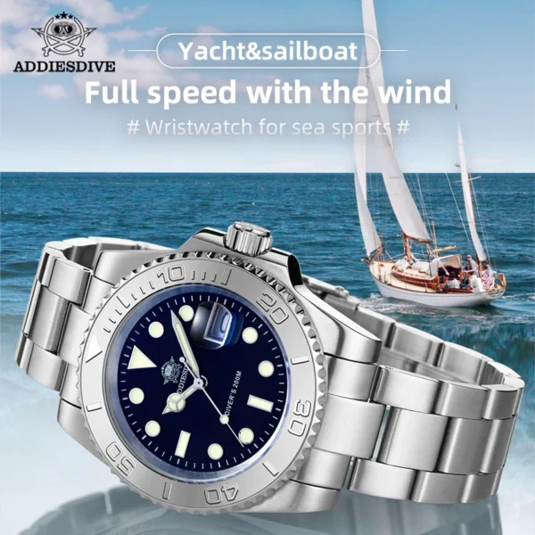 Luxurious Men's Analog Quartz Watch BGW9 Luminous 20 Bar Waterproof Men's Diving Stainless Steel Men Watches H3 - Image 7