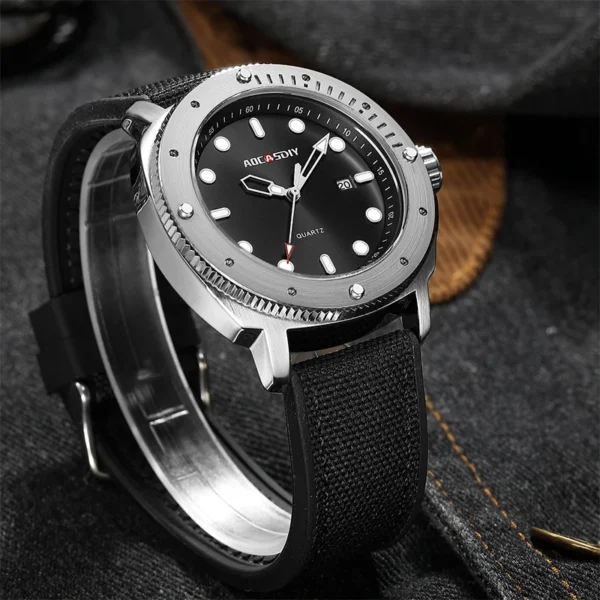 High Quality Men Clock Watch For Men Luxury Waterproof Wrist Watches Chronograph Calendar Luminous Wristwatch reloj hombre - Image 6