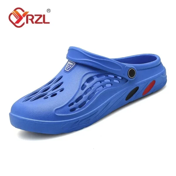 YRZL Sandals Unisex Soft Non-slip Wear-resistant Casual Mens Sandals Comfortable High Quality Beach Shoes Outdoor Slippers Men - Image 2