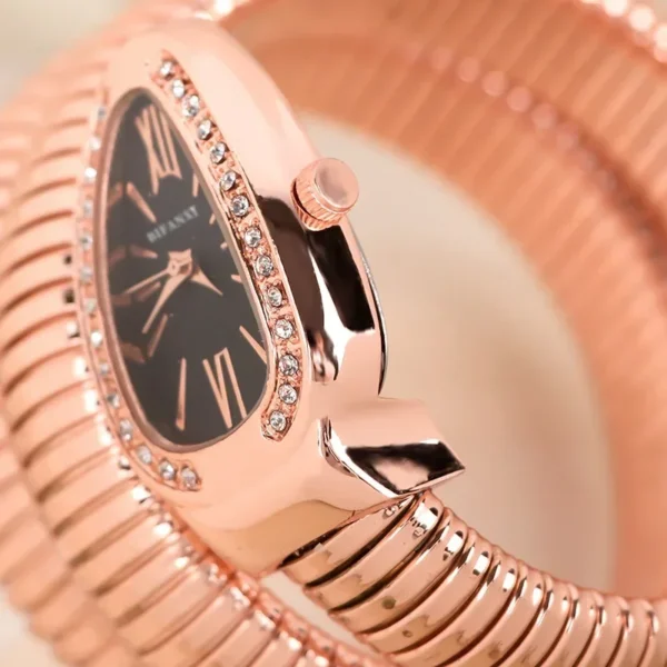 High-quality Luxury Women Quartz Watch Bracelet Stainless Steel Wristwatch Fashion Gold Ladies Watches Clock Relógio Feminino - Image 3