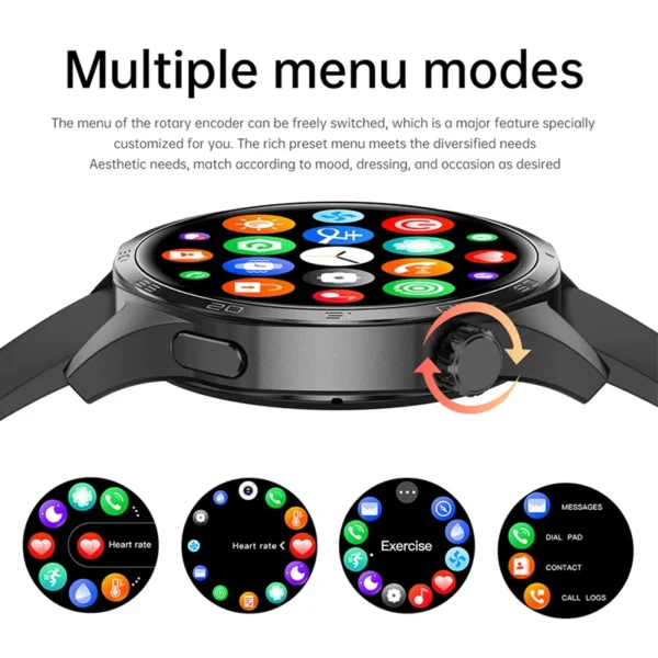 For HUAWEI GT5 Pro GPS NFC Smart Watch Men 360*360 AMOLED Screen Heart rate Bluetooth Call IP67AMOLED Screen Heart rate - Image 3