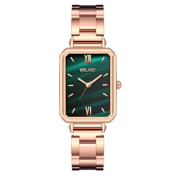 Women's Vintage Multilayer Wristwatch Weave Wrap Leather Bracelet Fashionable Simple Style Quartz Wristwatch Reloj Mujer - Image 5