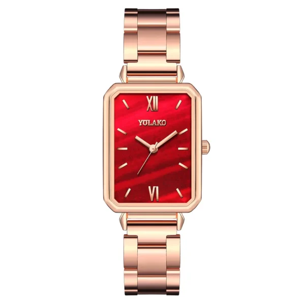 Women's Vintage Multilayer Wristwatch Weave Wrap Leather Bracelet Fashionable Simple Style Quartz Wristwatch Reloj Mujer - Image 3