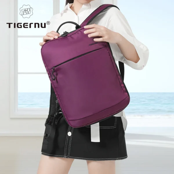 Tigernu New Multifunctional Women Backpacks Light Weight Female Laptop Bags Expandable Business Trip For Women School mochilas