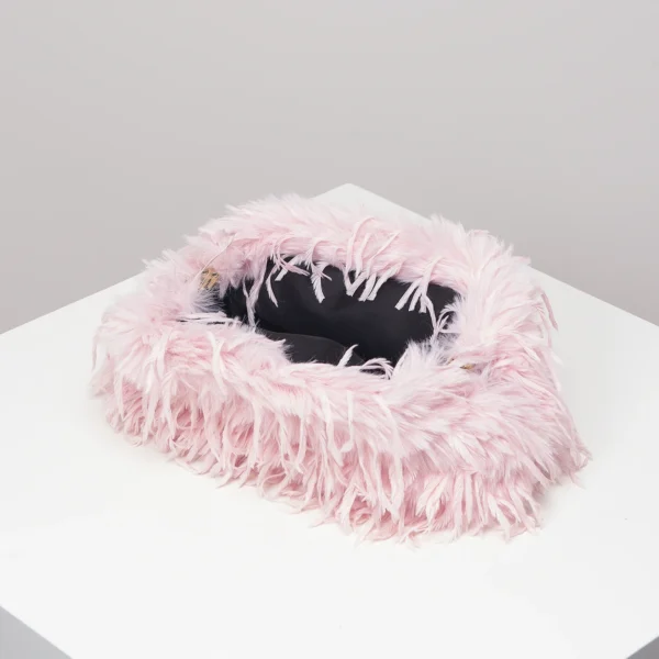 Dopamine-style clip bag, Y2K plush clutch bag, candy-colored women's purse, dinner dress clutch - Image 5