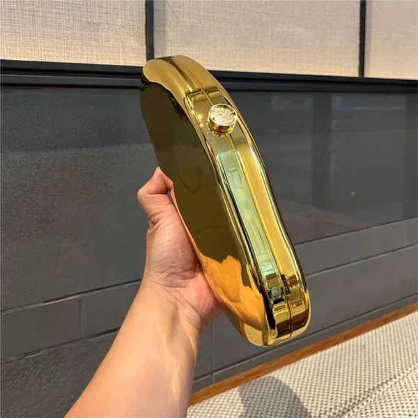 JIOMAY Acrylic Gold Purse Luxury Designer Handbags High Quality 2025 Glamorous Wedding Evening Bag Fashion Purses for Women - Image 4