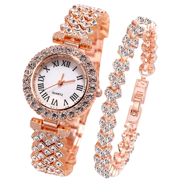 Watch For Women Watches 2025 Best Selling Products Luxury Watch Luxury Brand Reloj Mujer Watch Bracelet Set Diamond Steel Band - Image 4