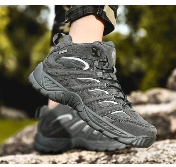 2024 Men Sneakers Tactical Breathable Combat Boots Outdoor Casual Boots Autumn New Shoes Light Non-slip Men Desert Ankle Boots - Image 9