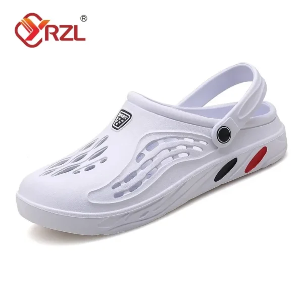 YRZL Sandals Unisex Soft Non-slip Wear-resistant Casual Mens Sandals Comfortable High Quality Beach Shoes Outdoor Slippers Men - Image 3
