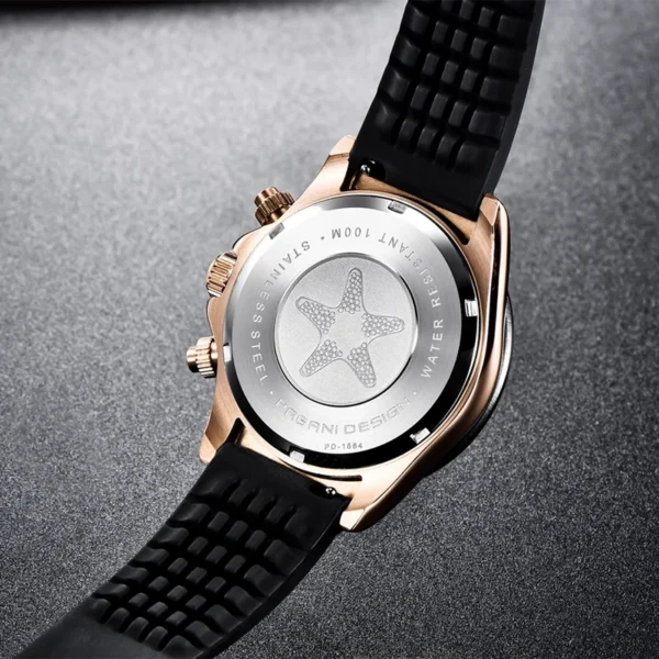 40mm New V2 PAGANI DESIGN Men's Quartz Watches Sapphire Retro Chronograph Stainless Steel Waterproof Watch Men Relogio Masculino - Image 6