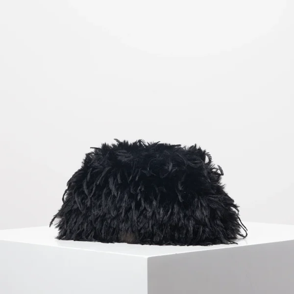 Dopamine-style clip bag, Y2K plush clutch bag, candy-colored women's purse, dinner dress clutch - Image 8