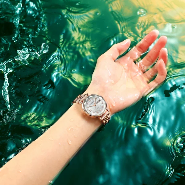 POEDAGAR Women Watch Stainless Steel Mesh Rose Gold Simple Waterproof Luminous Ladies Watches Luxury Quartz Elegant - Image 8